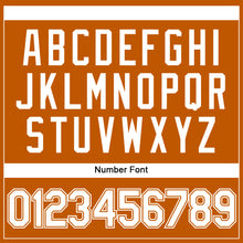 Load image into Gallery viewer, Custom Texas Orange White Authentic Baseball Jersey