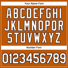 Load image into Gallery viewer, Custom Texas Orange White-Black Authentic Baseball Jersey