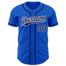 Load image into Gallery viewer, Custom Thunder Blue Navy-White Authentic Baseball Jersey