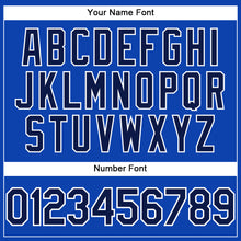 Load image into Gallery viewer, Custom Thunder Blue Navy-White Performance T-Shirt