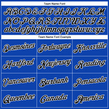 Load image into Gallery viewer, Custom Thunder Blue Black-White Performance T-Shirt