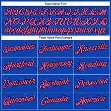 Load image into Gallery viewer, Custom Thunder Blue Pink-Black Performance T-Shirt