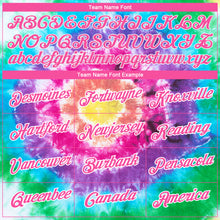 Load image into Gallery viewer, Custom Tie Dye Pink-White 3D Performance T-Shirt