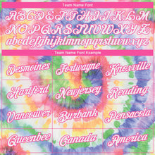 Load image into Gallery viewer, Custom Tie Dye White-Pink 3D Performance T-Shirt