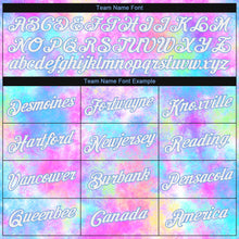 Load image into Gallery viewer, Custom Stitched Tie Dye White-Light Blue 3D Watercolor Gradient Sports Pullover Sweatshirt Hoodie