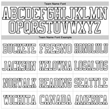 Load image into Gallery viewer, Custom White White-Black Mesh Authentic Football Jersey