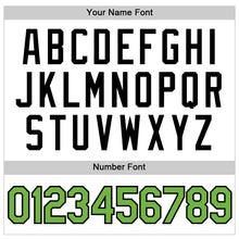 Load image into Gallery viewer, Custom White Neon Green-Black Authentic Sleeveless Baseball Jersey