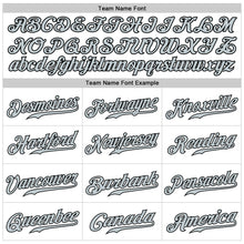 Load image into Gallery viewer, Custom White Silver-Black Authentic Sleeveless Baseball Jersey