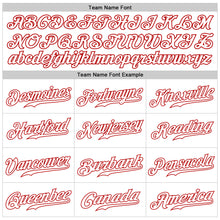 Load image into Gallery viewer, Custom White White-Red Authentic Sleeveless Baseball Jersey