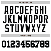 Load image into Gallery viewer, Custom White Black Pinstripe Black-Gray Authentic Baseball Jersey