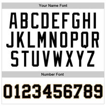 Load image into Gallery viewer, Custom White Black-Old Gold Authentic Throwback Basketball Jersey