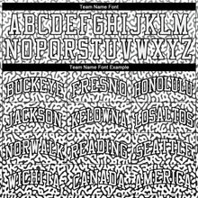 Load image into Gallery viewer, Custom White White-Black Round Neck Sublimation Basketball Suit Jersey