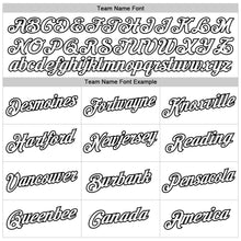 Load image into Gallery viewer, Custom White White-Black Performance T-Shirt