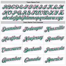 Load image into Gallery viewer, Custom White Pink-Kelly Green Performance T-Shirt