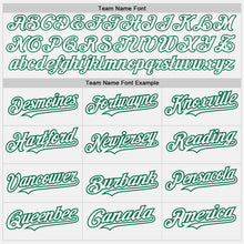 Load image into Gallery viewer, Custom White Kelly Green Authentic Baseball Jersey