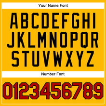 Load image into Gallery viewer, Custom Yellow Red-Black Performance T-Shirt