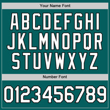 Load image into Gallery viewer, Custom Aqua White-Black Performance T-Shirt