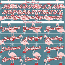 Load image into Gallery viewer, Custom Aqua White-Red Christmas 3D Performance T-Shirt