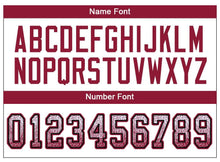 Load image into Gallery viewer, Custom White Cardinal-Black Drift Fashion Football Jersey