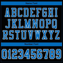 Load image into Gallery viewer, Custom Black Panther Blue-White Mesh Authentic Football Jersey