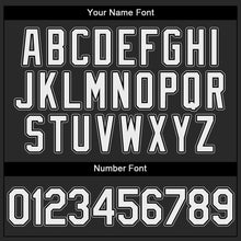 Load image into Gallery viewer, Custom Black White-Gray Authentic Baseball Jersey