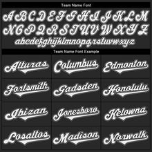 Load image into Gallery viewer, Custom Black White-Gray Authentic Baseball Jersey