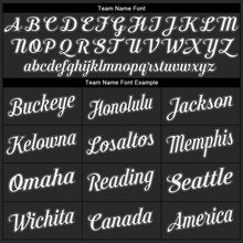 Load image into Gallery viewer, Custom Black White-Gray Authentic Baseball Jersey