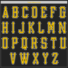 Load image into Gallery viewer, Custom Black Gold-White Authentic Baseball Jersey