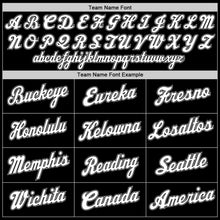 Load image into Gallery viewer, Custom Black White-Gray Round Neck Rib-Knit Basketball Jersey