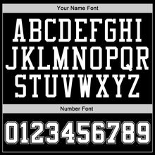 Load image into Gallery viewer, Custom Stitched Black White-Gray Sports Pullover Sweatshirt Hoodie