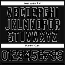 Load image into Gallery viewer, Custom Stitched Black Black-Gray Sports Pullover Sweatshirt Hoodie