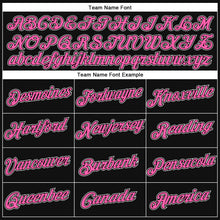 Load image into Gallery viewer, Custom Stitched Black Pink-White Sports Pullover Sweatshirt Hoodie