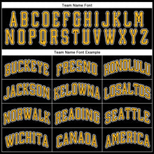 Load image into Gallery viewer, Custom Black Gold-White Performance T-Shirt