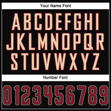 Load image into Gallery viewer, Custom Black Crimson-City Cream Performance T-Shirt