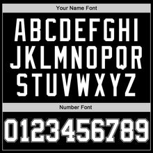 Load image into Gallery viewer, Custom Black White-Gray Authentic Throwback Rib-Knit Baseball Jersey Shirt