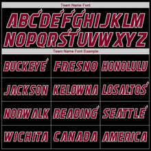 Load image into Gallery viewer, Custom Black White-Maroon Authentic Throwback Rib-Knit Baseball Jersey Shirt