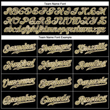 Load image into Gallery viewer, Custom Black Camo-City Cream Authentic Baseball Jersey