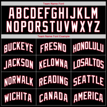 Load image into Gallery viewer, Custom Black White-Red Authentic Throwback Basketball Jersey