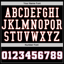Load image into Gallery viewer, Custom Black White-Purple Authentic Throwback Basketball Jersey
