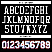 Load image into Gallery viewer, Custom Black White-Orange Authentic Throwback Basketball Jersey