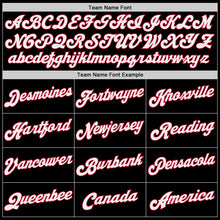 Load image into Gallery viewer, Custom Black White-Red Authentic Throwback Basketball Jersey