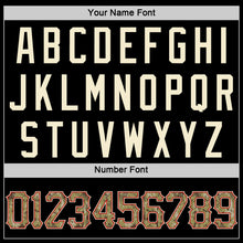 Load image into Gallery viewer, Custom Black Camo-Red Authentic Baseball Jersey