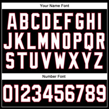 Load image into Gallery viewer, Custom Black White-Cardinal Mesh Authentic Throwback Football Jersey