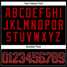 Load image into Gallery viewer, Custom Black Red-Gray Authentic Drift Fashion Baseball Jersey