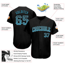 Load image into Gallery viewer, Custom Black Panther Blue-Gray Authentic Drift Fashion Baseball Jersey