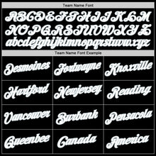 Load image into Gallery viewer, Custom Stitched Black White-Silver Sports Pullover Sweatshirt Hoodie