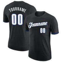 Load image into Gallery viewer, Custom Black White-Royal Performance T-Shirt