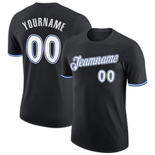 Load image into Gallery viewer, Custom Black White-Royal Performance T-Shirt