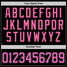 Load image into Gallery viewer, Custom Black Pink-Light Blue Performance T-Shirt