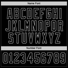 Load image into Gallery viewer, Custom Black Black-Gray Hockey Jersey